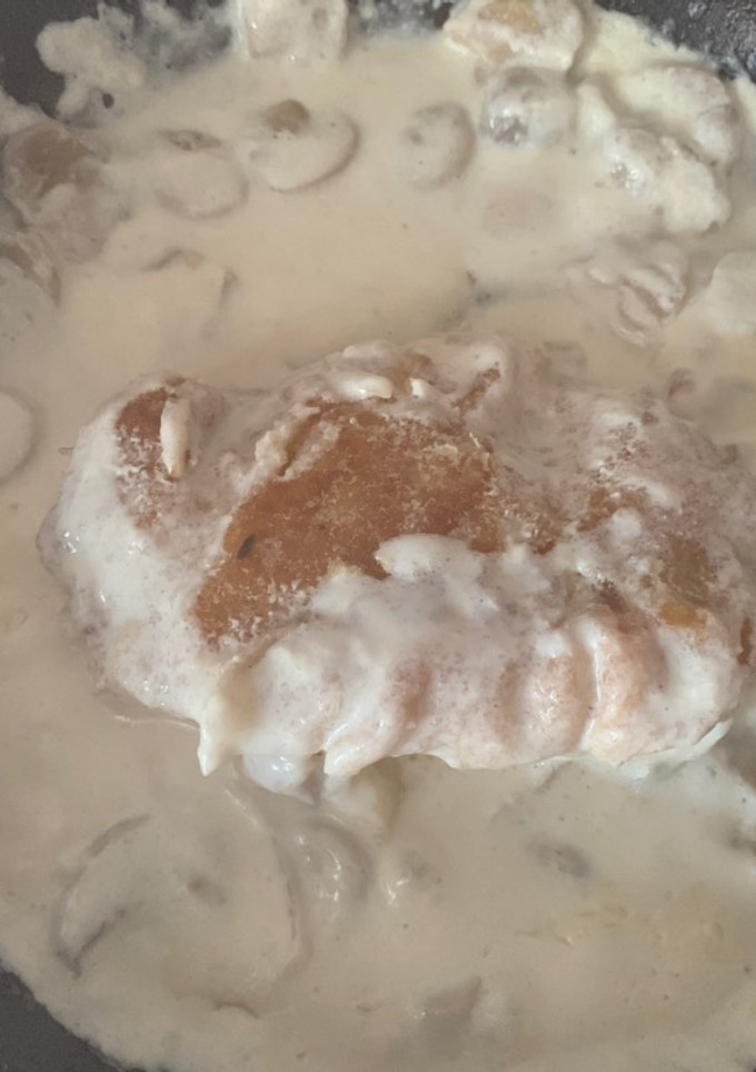 Una foto de Filete de pavo en salsa