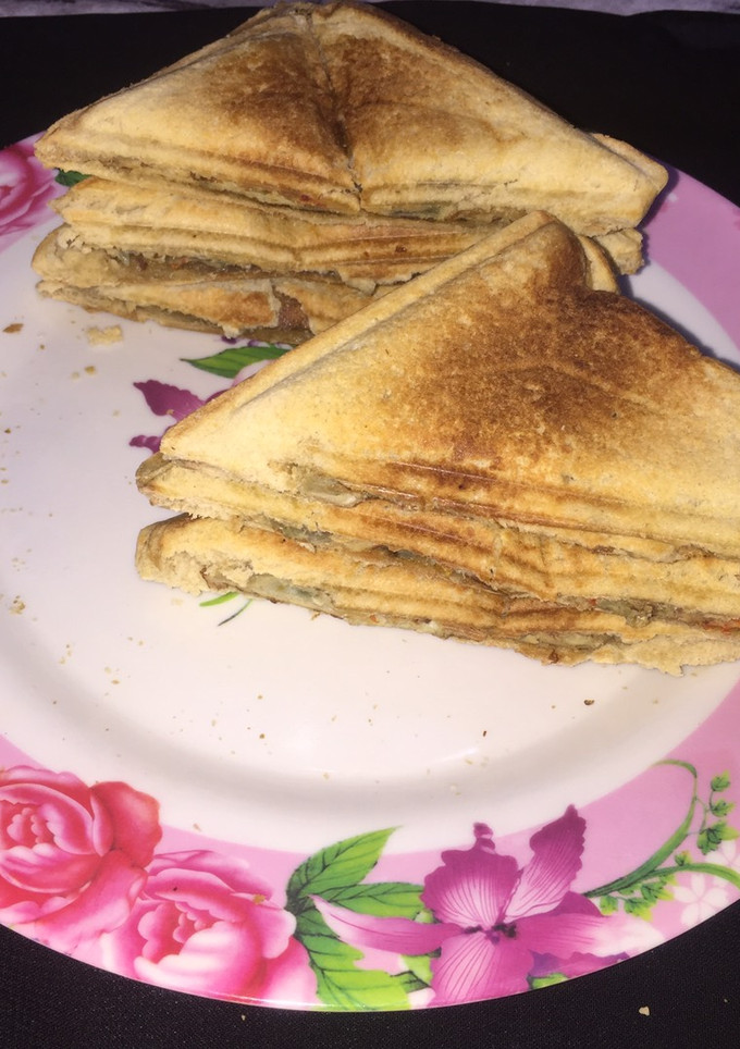 Toasted bread ainihin hoton girkin
