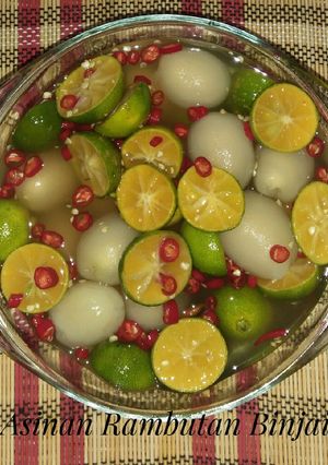 Foto resep 02.Asinan Rambutan Binjai nan sueger..😆