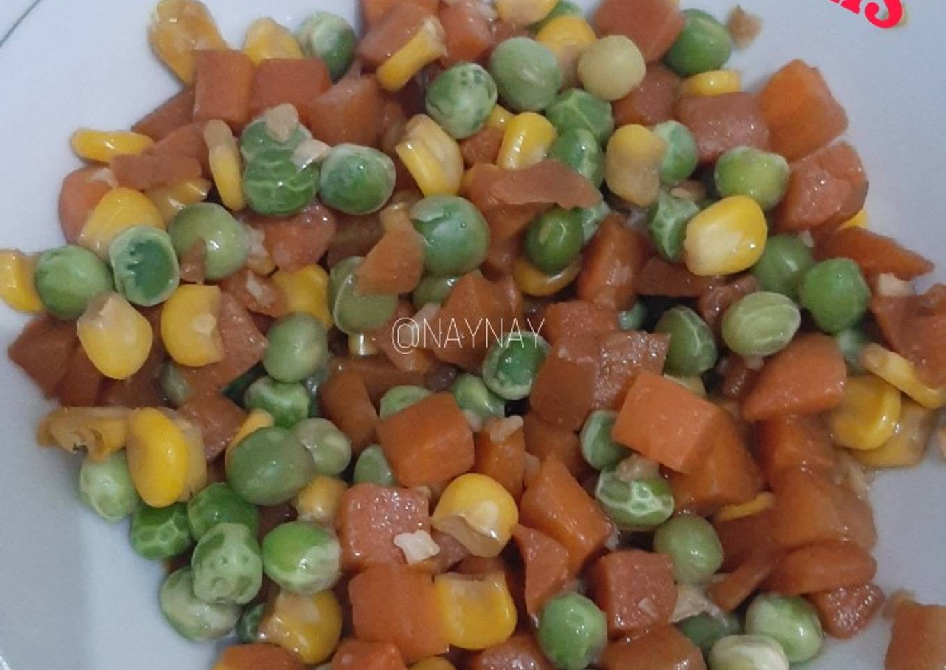 Mix Vegetables Tumis untuk Steak