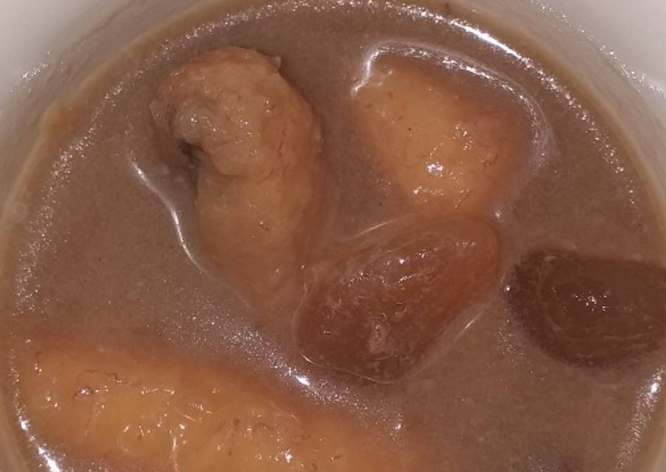 Kolak pisang colang caling