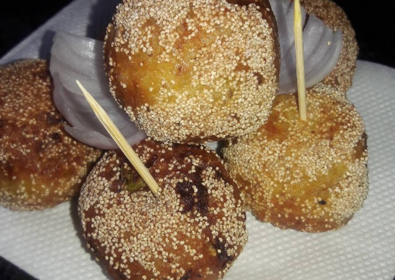 Stuff rice balls