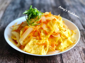 洋蔥紅蘿炒蛋 / 家常菜 的食譜成品照片