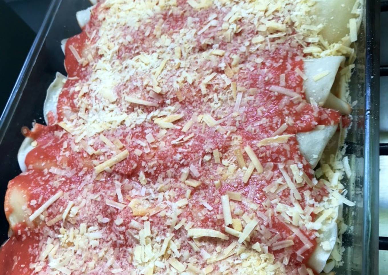 Canelones de carne picada y espinca 😌🤯💕