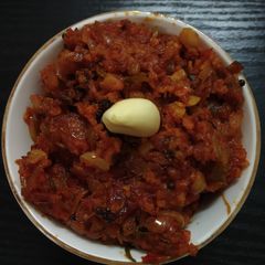 A picture of Tomato Garlic Coconut Thokku | Yummy Side dish - Side Dish for Rice, Idli or Dosa.