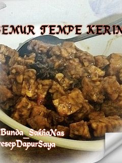 Foto resep Semur tempe kering