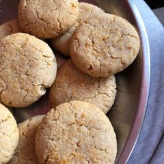 A picture of Whole Wheat Coconut cookies.