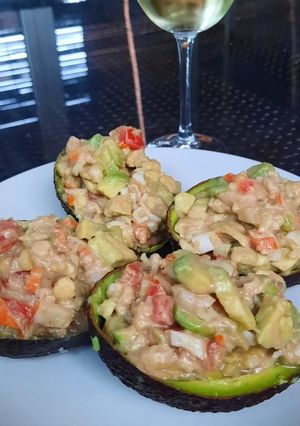 Una foto de Aguacate relleno