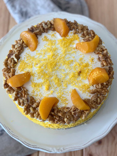 Una foto de Tarta de zanahoria sin azúcar ni gluten