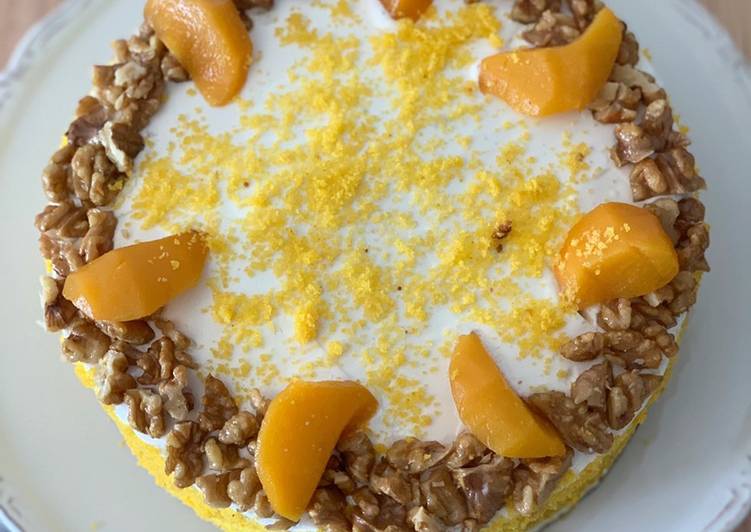 Tarta de zanahoria sin azúcar ni gluten