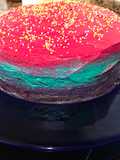 Torta multicolor