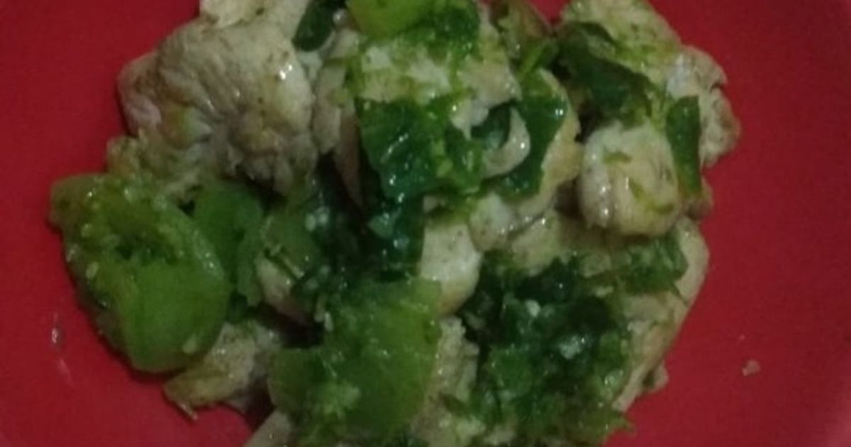 Ayam Penyet Cabe Hijau