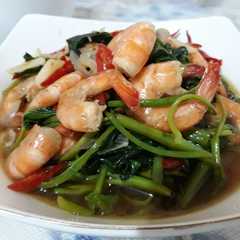 Ca kangkung udang রেসিপির প্রধান ছবি