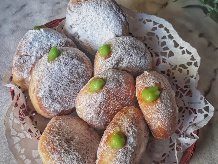 Easy Way Prepare Bomboloni Srikaya Pandan the Delicious Perfect