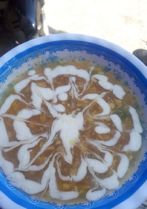 Hình của món Chè bưởi 3 màu.