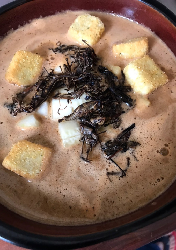 Una foto de Gazpacho mexicanizado