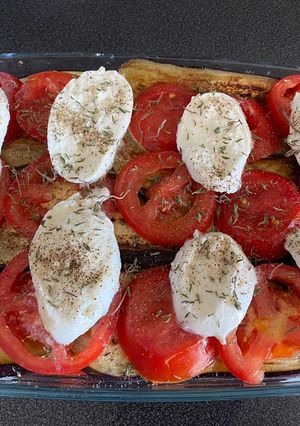 Une photo de 😋Gratin d’aubergines et tomates 🍅