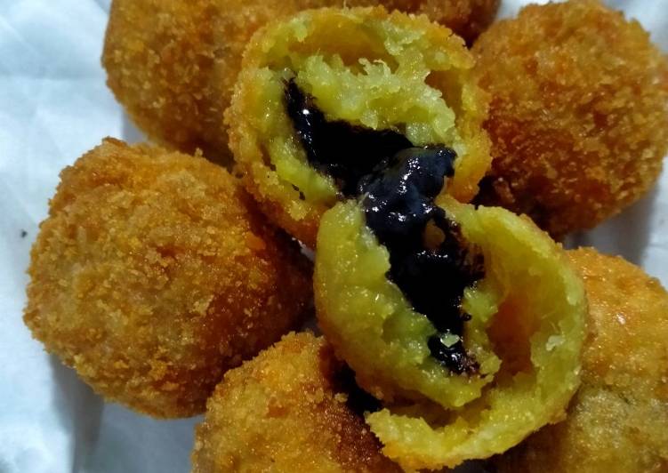 Resep: Lezat120. Bola² Ubi Coklat 👌