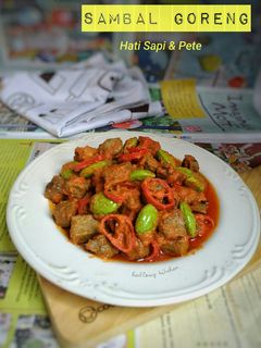 Foto resep Sambal Goreng Hati Sapi & Pete