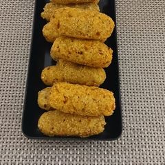 A picture of Sabudana cutlets.