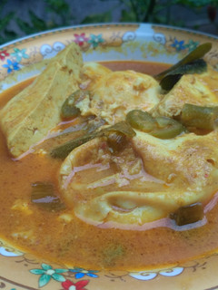 Foto resep Telor Ceplok Kuah Santan 3in1 (Tahu + Buncis + Temurui)
