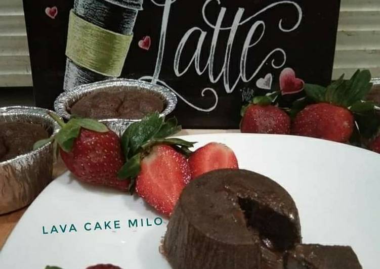 4 Langkah Tutorial Buat Lava Cake Milo Yang Enak