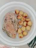 Pollo a la plancha y papas duquesa