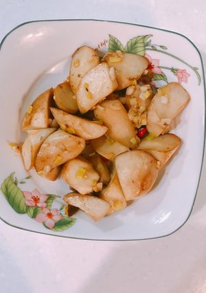 椒鹽杏鮑菇 的食譜成品照片