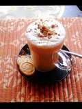 Café au latte con vainilla