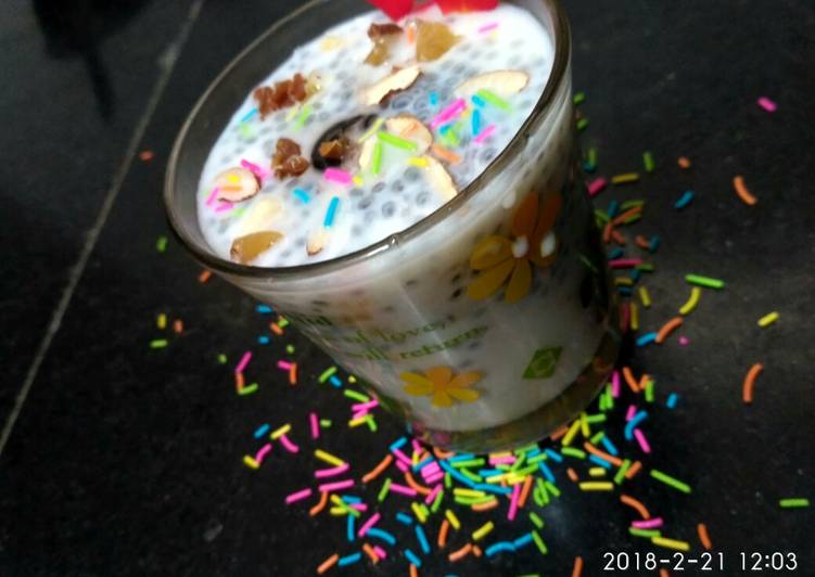 Steps to Make Speedy Honey nuts falooda
