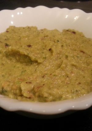 A picture of Zucchini Thogaiyal / Zucchini Chutney.