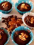 Cupcakes harina de algarroba, jengibre y anís