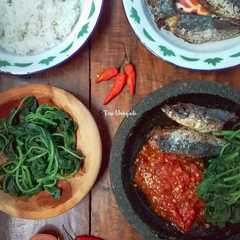 A picture of Pecel Pindang Deles.