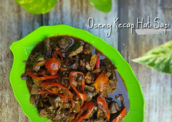 Resep Hati Sapi Oseng Kecap Oleh Mama Rofif Najmi Cookpad