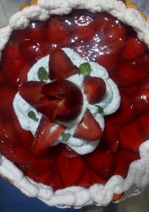 Una foto de Tarta de frutilla