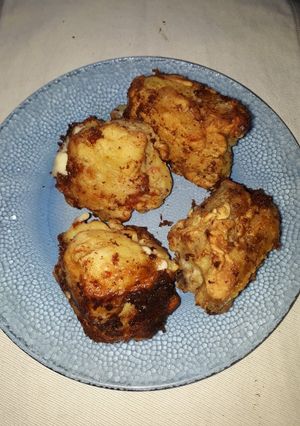 Una foto de Bombas de papas con queso
