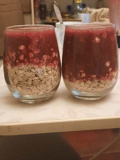 Una foto de Batido de frutos del bosque