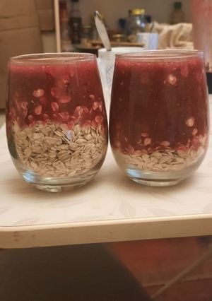 Una foto de Batido de frutos del bosque