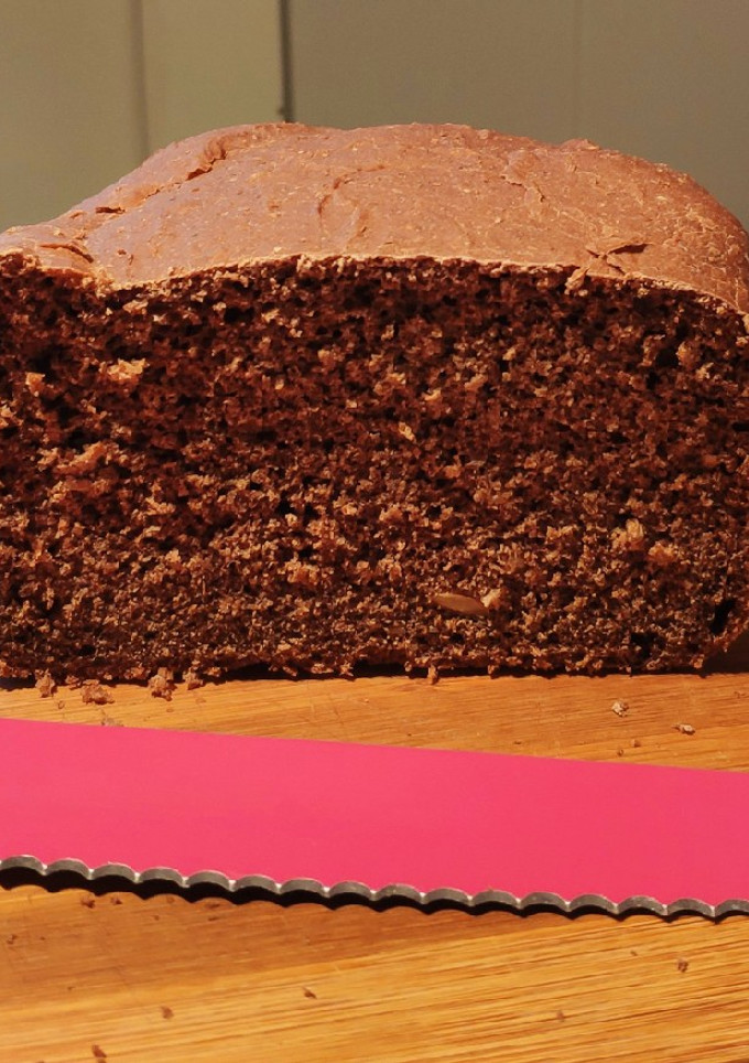 Una foto de Pan negro con centeno y cacao