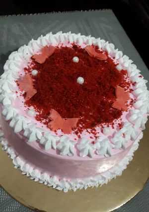 A picture of Red velvet cake.