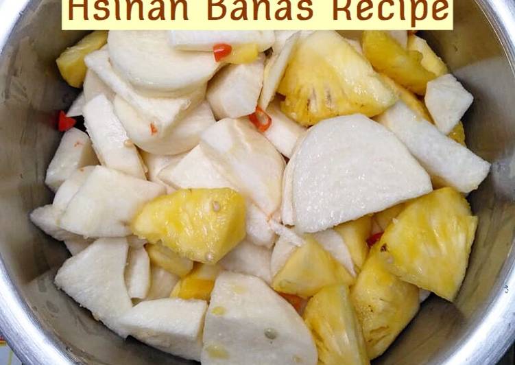 Asinan Banas (bangkoang nanas)