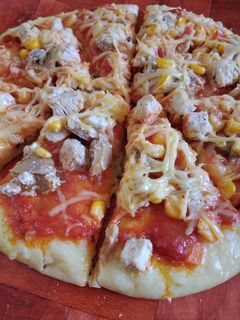 صورة لوصفة بيتزا 🍕