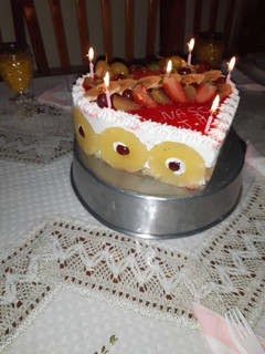 صورة لوصفة كيكة عيد ميلاد