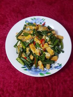 Foto resep Tumis kacang panjang tempe