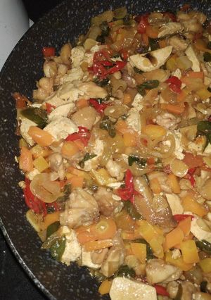 Foto resep Oseng Mawut Ayam Wortel Bakso