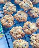 Crunchy Cornflakes Chocolate Cookies (Biskut Raya)
