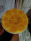 Queque volcado de naranja