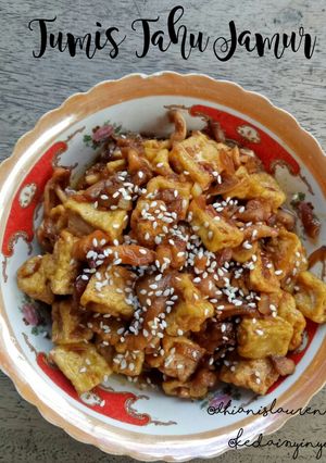 Foto resep Tumis Tahu Jamur