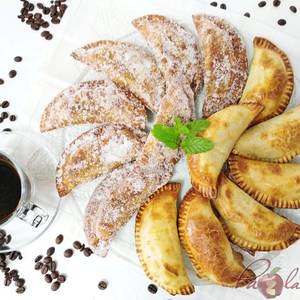 Empanadillas dulces de crema de café