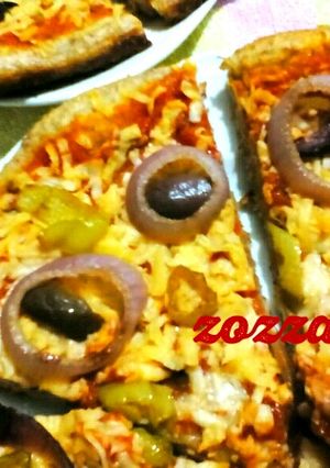 صورة لوصفة بيتزا🍕Pizza🍅🍟